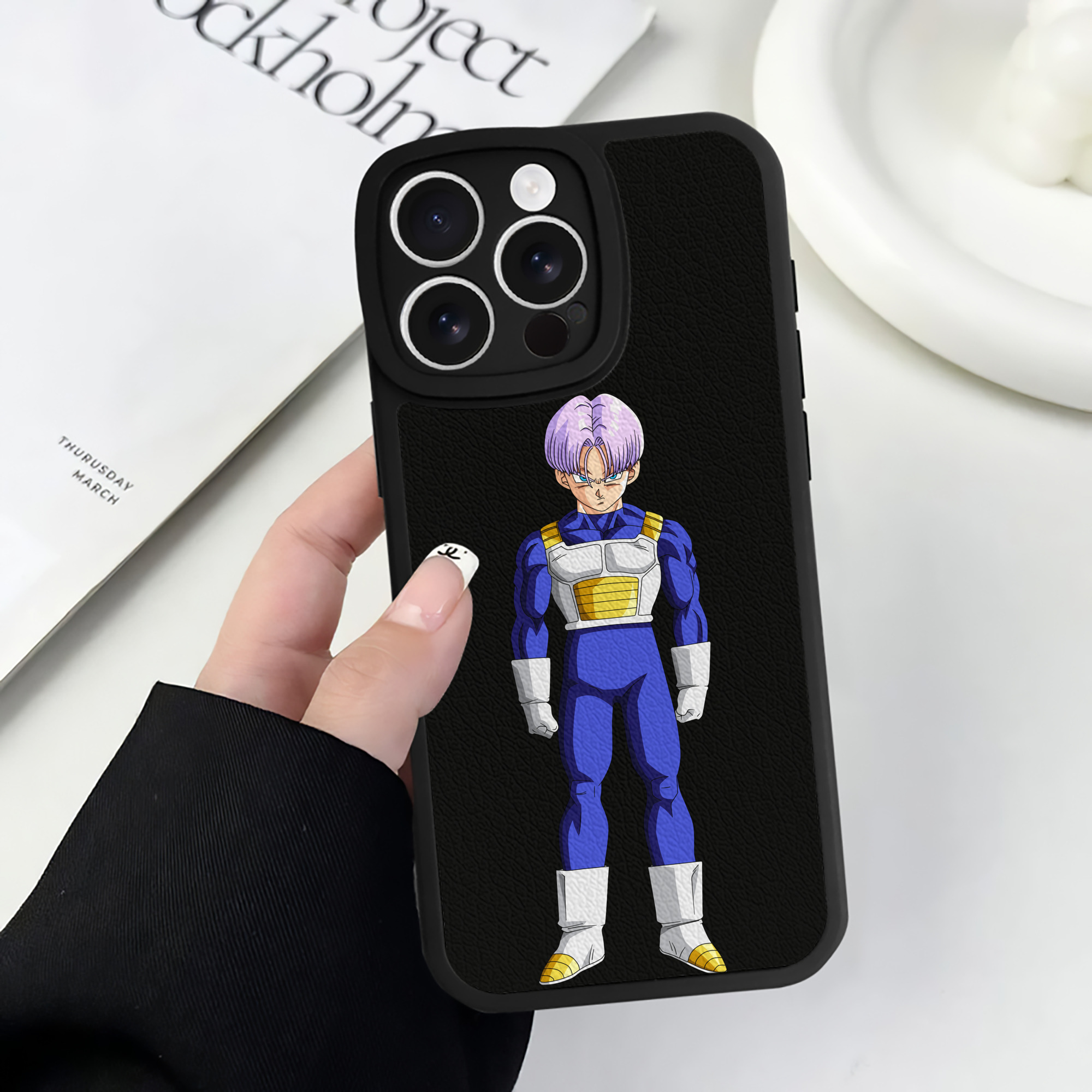 （画像用） ドラゴンボール DRAGON BALL 【iPhone 16シリーズ対応】シリコンスマホケース（レザー調） 材質：シリコン